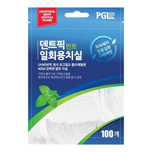 덴트픽 민트 일회용치실