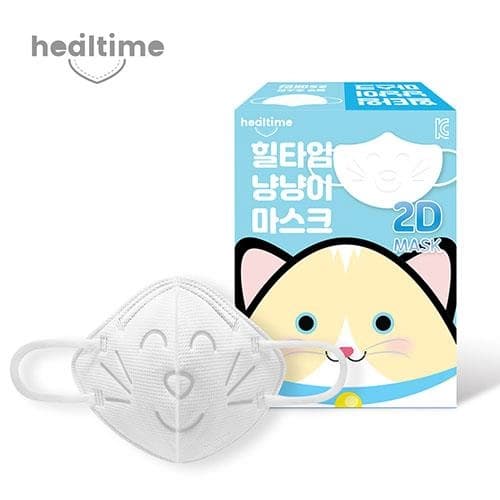 힐타임 냥냥이 초소형 일회용 마스크