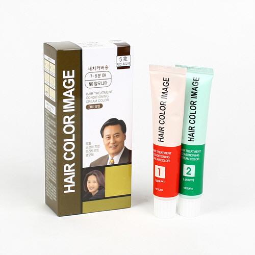 네슈라 헤어칼라5호(자연흑갈색)