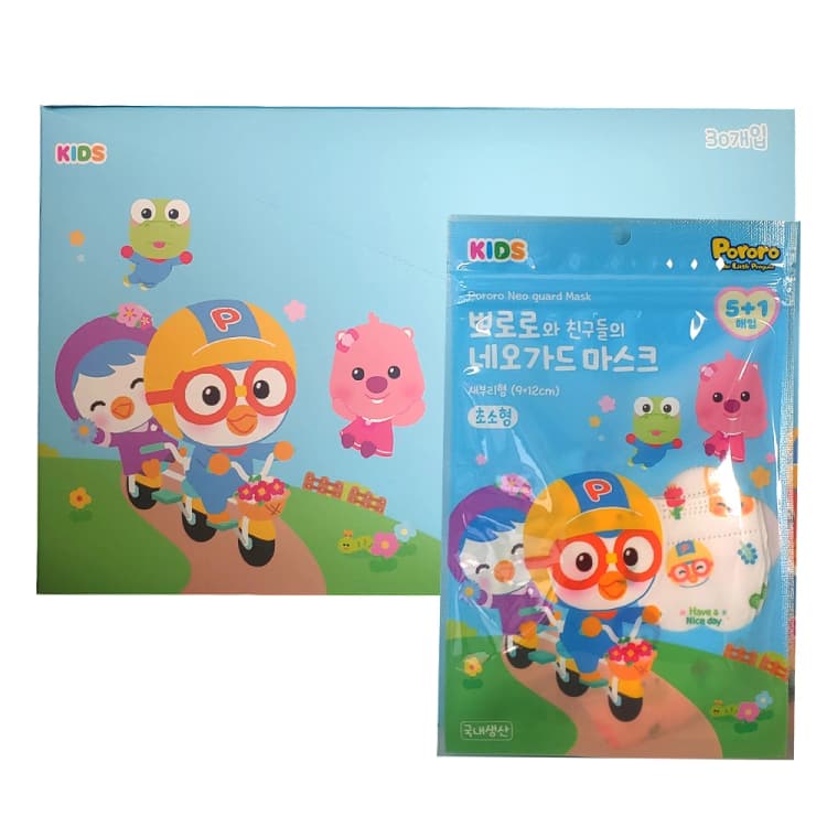 뽀로로와 친구들의 네오가드마스크 새부리형
